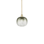 Innovations Lighting Brookhaven Sphere 11" Wide Mini Pendant Brushed Brass / Slate