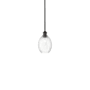 Innovations Lighting Preston 7" Wide Mini Pendant Matte Black / Clear