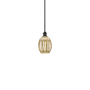 Innovations Lighting Preston 7" Wide Mini Pendant Matte Black / Mercury