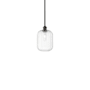 Innovations Lighting Preston 7" Wide Mini Pendant Matte Black / Clear