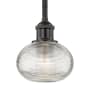 Innovations Lighting Ithaca 6" Wide Mini Pendant Matte Black