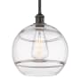 Innovations Lighting Rochester 12" Wide Pendant Matte Black / Clear