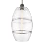 Innovations Lighting Vaz 10" Wide Mini Pendant Matte Black / Clear