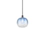 Innovations Lighting Brookhaven Sphere 11" Wide Mini Pendant Oil Rubbed Bronze / Sapphire Blue