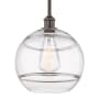 Innovations Lighting Rochester 12" Wide Pendant Oil Rubbed Bronze / Clear