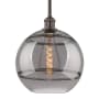 Innovations Lighting Rochester 12" Wide Pendant Oil Rubbed Bronze / Light Smoke