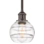 Innovations Lighting Rochester 6" Wide Mini Pendant Oil Rubbed Bronze / Clear