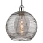 Innovations Lighting Athens Deco Swirl 10" Wide Mini Pendant Polished Chrome