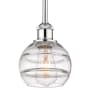 Innovations Lighting Rochester 6" Wide Mini Pendant Polished Chrome / Clear