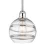 Innovations Lighting Rochester 8" Wide Mini Pendant Polished Chrome / Clear
