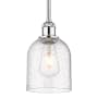 Innovations Lighting Bella 6" Wide Mini Pendant Polished Chrome / Seedy