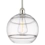 Innovations Lighting Rochester 12" Wide Pendant Polished Nickel / Clear