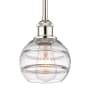 Innovations Lighting Rochester 6" Wide Mini Pendant Polished Nickel / Clear