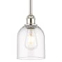 Innovations Lighting Bella 6" Wide Mini Pendant Polished Nickel / Clear