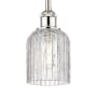 Innovations Lighting Bridal Veil 5" Wide Mini Pendant Polished Nickel