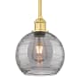 Innovations Lighting Athens Deco Swirl 8" Wide Mini Pendant Satin Gold