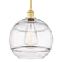 Innovations Lighting Rochester 12" Wide Pendant Satin Gold / Clear