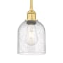 Innovations Lighting Bella 6" Wide Mini Pendant Satin Gold / Seedy