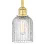 Innovations Lighting Bridal Veil 5" Wide Mini Pendant Satin Gold