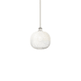 Innovations Lighting Brookhaven Sphere 11" Wide Mini Pendant Brushed Satin Nickel / Opal