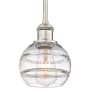 Innovations Lighting Rochester 6" Wide Mini Pendant Brushed Satin Nickel / Clear