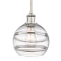 Innovations Lighting Rochester 8" Wide Mini Pendant Brushed Satin Nickel / Clear