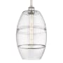 Innovations Lighting Vaz 10" Wide Mini Pendant Brushed Satin Nickel / Clear