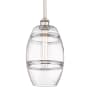 Innovations Lighting Vaz 8" Wide Mini Pendant Brushed Satin Nickel / Clear