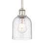 Innovations Lighting Bella 6" Wide Mini Pendant Brushed Satin Nickel / Seedy