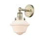 Innovations Lighting Oxford 10" Tall Wall Sconce Antique Brass / Matte White