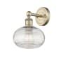 Innovations Lighting Ithaca 11" Tall Bathroom Sconce Antique Brass