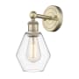 Innovations Lighting Cindyrella 12" Tall Wall Sconce Antique Brass / Clear