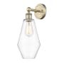 Innovations Lighting Cindyrella 17" Tall Wall Sconce Antique Brass / Clear