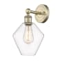 Innovations Lighting Cindyrella 14" Tall Wall Sconce Antique Brass / Clear