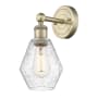 Innovations Lighting Cindyrella 12" Tall Wall Sconce Antique Brass / Seedy