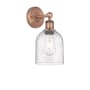 Innovations Lighting Bella 12" Tall Bathroom Sconce Antique Copper / Seedy