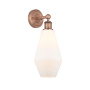 Innovations Lighting Cindyrella 17" Tall Wall Sconce Antique Copper / Cased Matte White