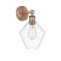 Innovations Lighting Cindyrella 14" Tall Wall Sconce Antique Copper / Clear