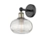 Innovations Lighting Ithaca 11" Tall Bathroom Sconce Black Antique Brass