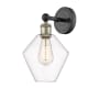 Innovations Lighting Cindyrella 14" Tall Wall Sconce Black Antique Brass / Clear