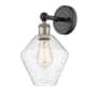 Innovations Lighting Cindyrella 14" Tall Wall Sconce Black Antique Brass / Seedy