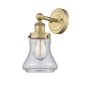 Innovations Lighting Bellmont 10" Tall Wall Sconce Brushed Brass / Seedy