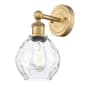 Innovations Lighting Waverly 11" Tall Wall Sconce Brushed Brass / Clear