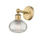 Innovations Lighting Ithaca 9" Tall Bathroom Sconce Brushed Brass