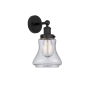 Innovations Lighting Bellmont 10" Tall Wall Sconce Matte Black / Seedy