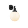 Innovations Lighting Beacon 10" Tall Wall Sconce Matte Black / Matte White