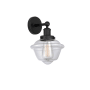 Innovations Lighting Oxford 10" Tall Wall Sconce Matte Black / Clear