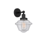 Innovations Lighting Oxford 10" Tall Wall Sconce Matte Black / Seedy