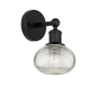 Innovations Lighting Ithaca 9" Tall Bathroom Sconce Matte Black