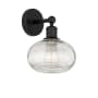 Innovations Lighting Ithaca 11" Tall Bathroom Sconce Matte Black